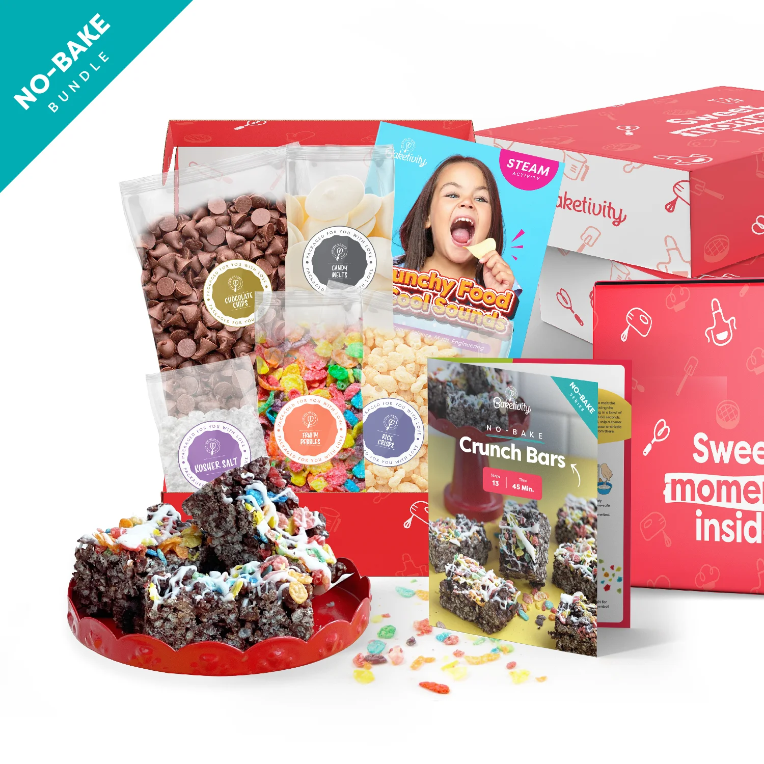Baketivity No-Bake Summer Bundle: Learn No Bake Recipes and Baking Techniques!