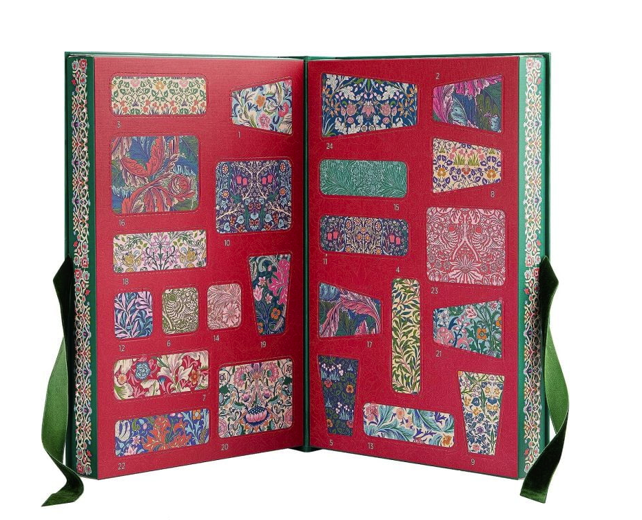 2023 William Morris At Home Advent Calendar: 24 Mini Bath and Beauty Products!
