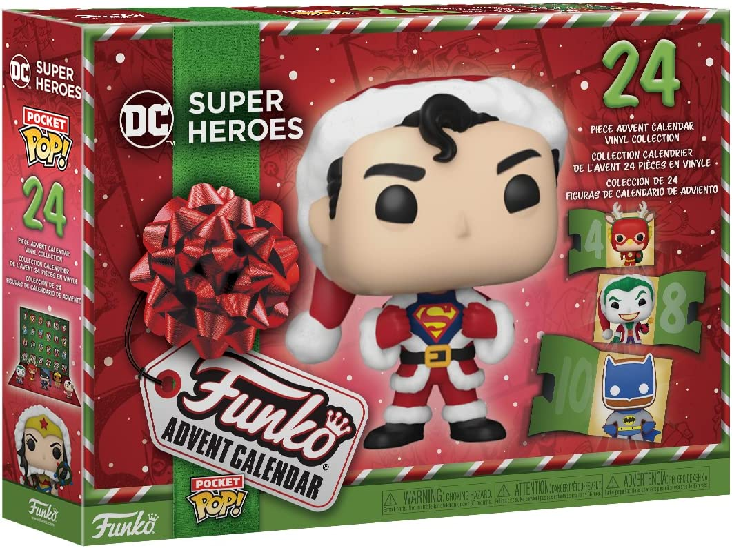 2023 Funko Pocket Pop! DC Super Heroes Advent Calendar: 24 Mini Heroes and Villains!