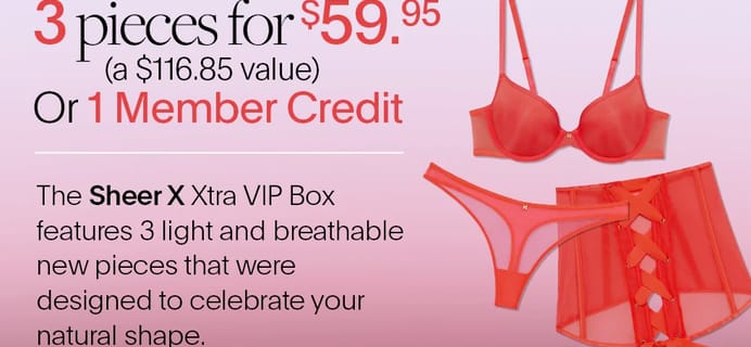 Savage x Fenty Xtra VIP Box July 2023 Spoilers! {NSFW}