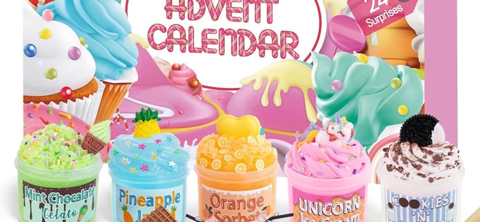 Oriental Cherry Slime Advent Calendar: 24 Days Of Slime Fun!