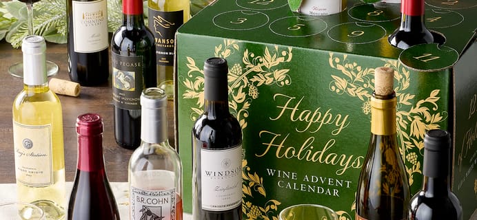 2023 Vintage Wine Estates Advent Calendar: 12 Mini Wine Bottles!