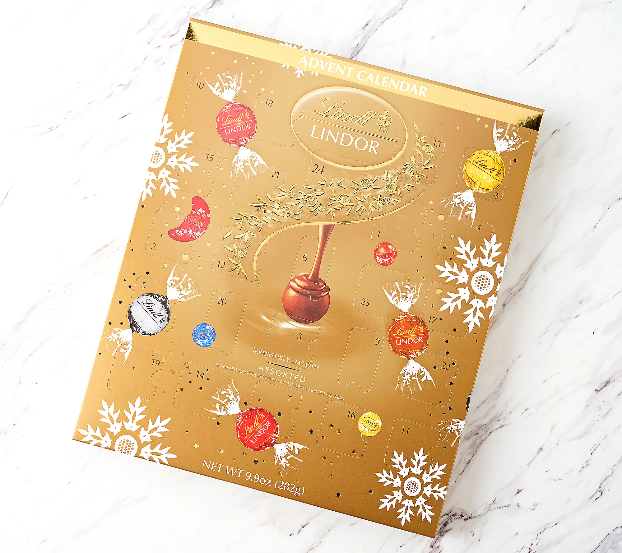 2023 Lindt Lindor Chocolate Advent Calendar: Assorted Gourmet Chocolates!