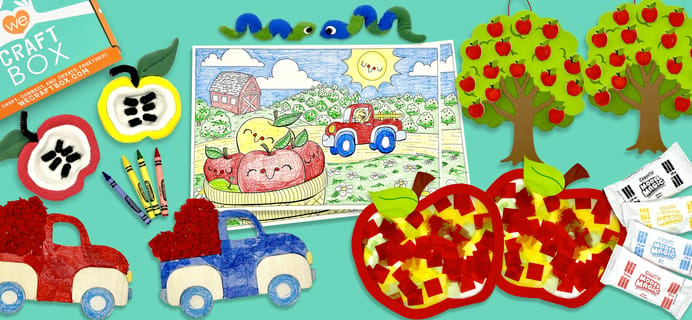 We Craft Box September 2023 Spoilers: The Apple Orchard!