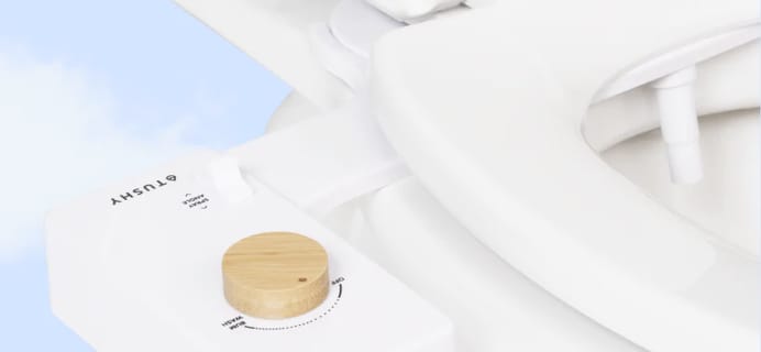 Tushy Bidet Coupon: Get $5 Off On All Shop Orders Including Bidets and Toilet Papers!