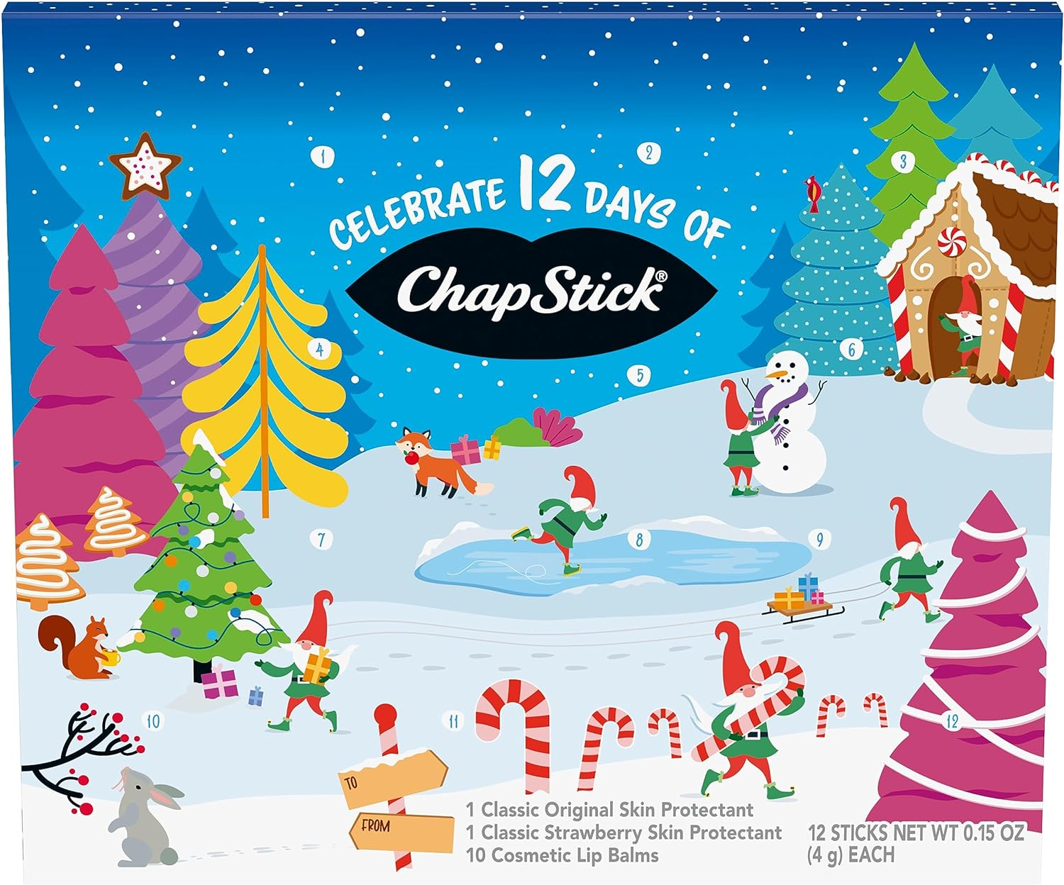 ChapStick Advent Calendar: 12 Days of Chapstick!