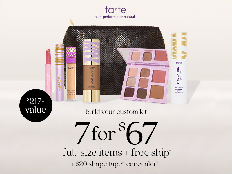 Tarte Custom Kit Available Now: The Only Custom Kit Sale This Year!