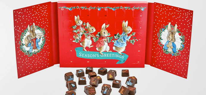 2023 Charbonnel et Walker Peter Rabbit Chocolates Advent Calendar: 25 Gourmet Chocolates!