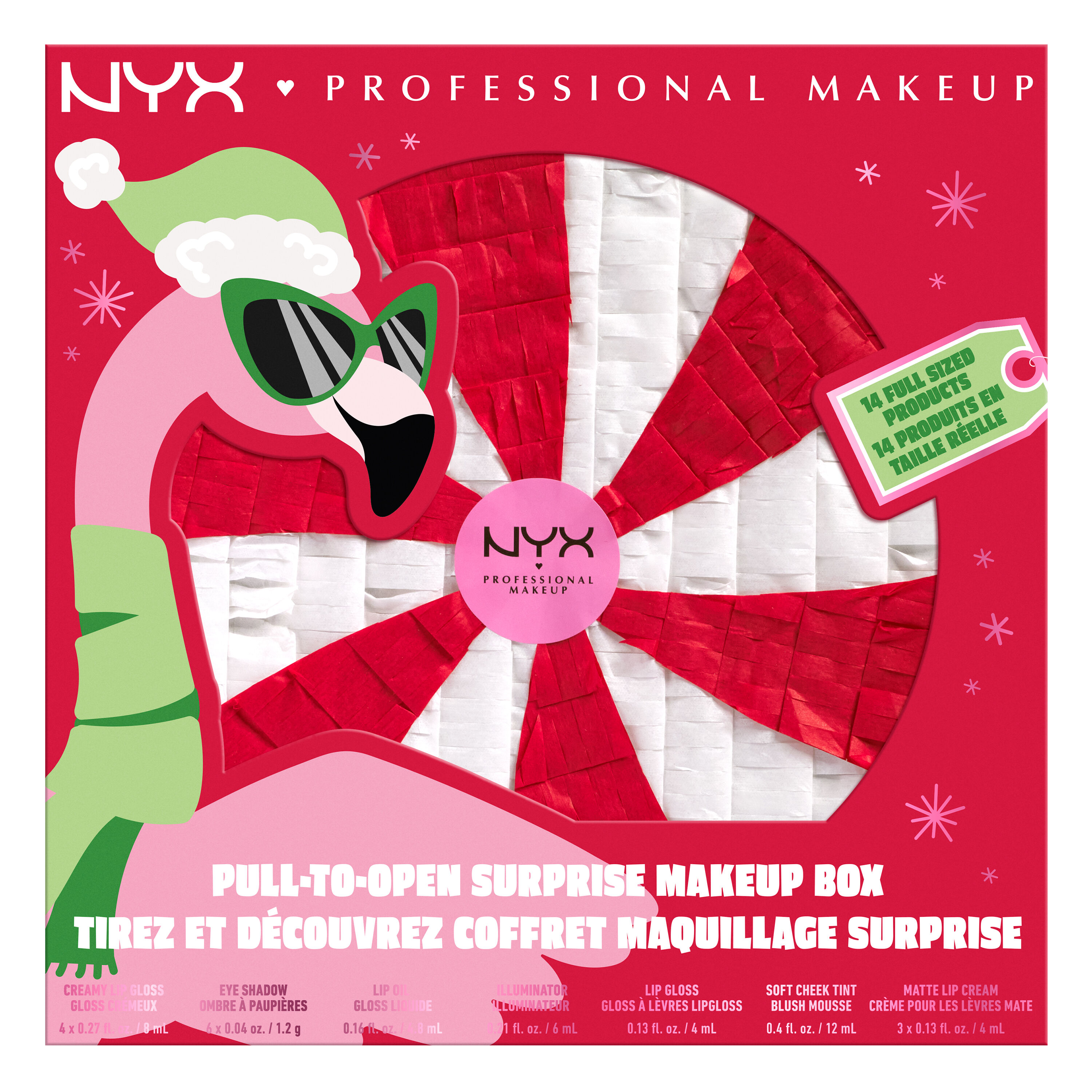 2023 NYX Beauty 24 Day Advent Calendar: Pull To Open Surprise Makeup Box!
