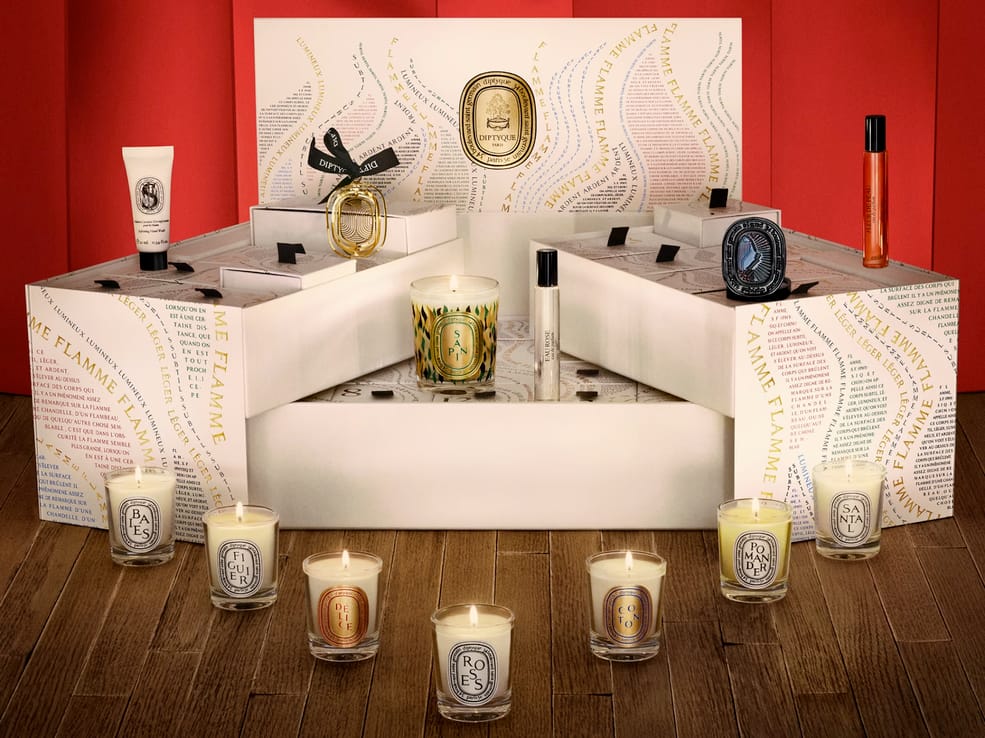 diptyque キャンドルコフレ　2023 Diptyque Advent Calendar 2023 Full Spoilers: 25 Scented Treasures