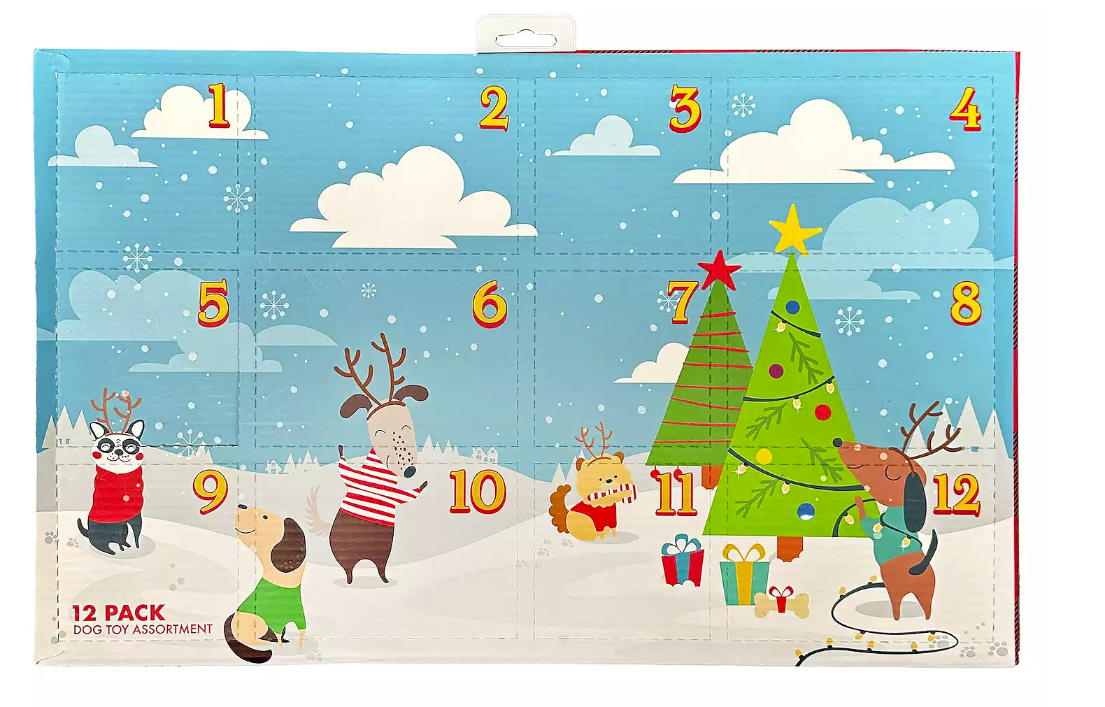 2023 Woof Dog Toy Advent Calendar: 12 Assortment of Dog Toys!