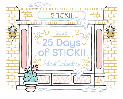 Stickii Club 2023 Advent Calendars Spoilers: 25 Days of STICKII!