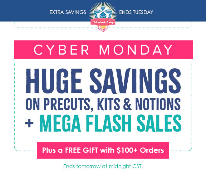 Fat Quarter Shop Black Friday Deal: Huge Savings On Craft Kits + FREE  Bonnie & Camille Quilt Bee Book With $100+ Orders!