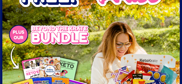 KetoKrate Cyber Monday Deal: Buy One Box of Keto Goodies, Get One FREE!