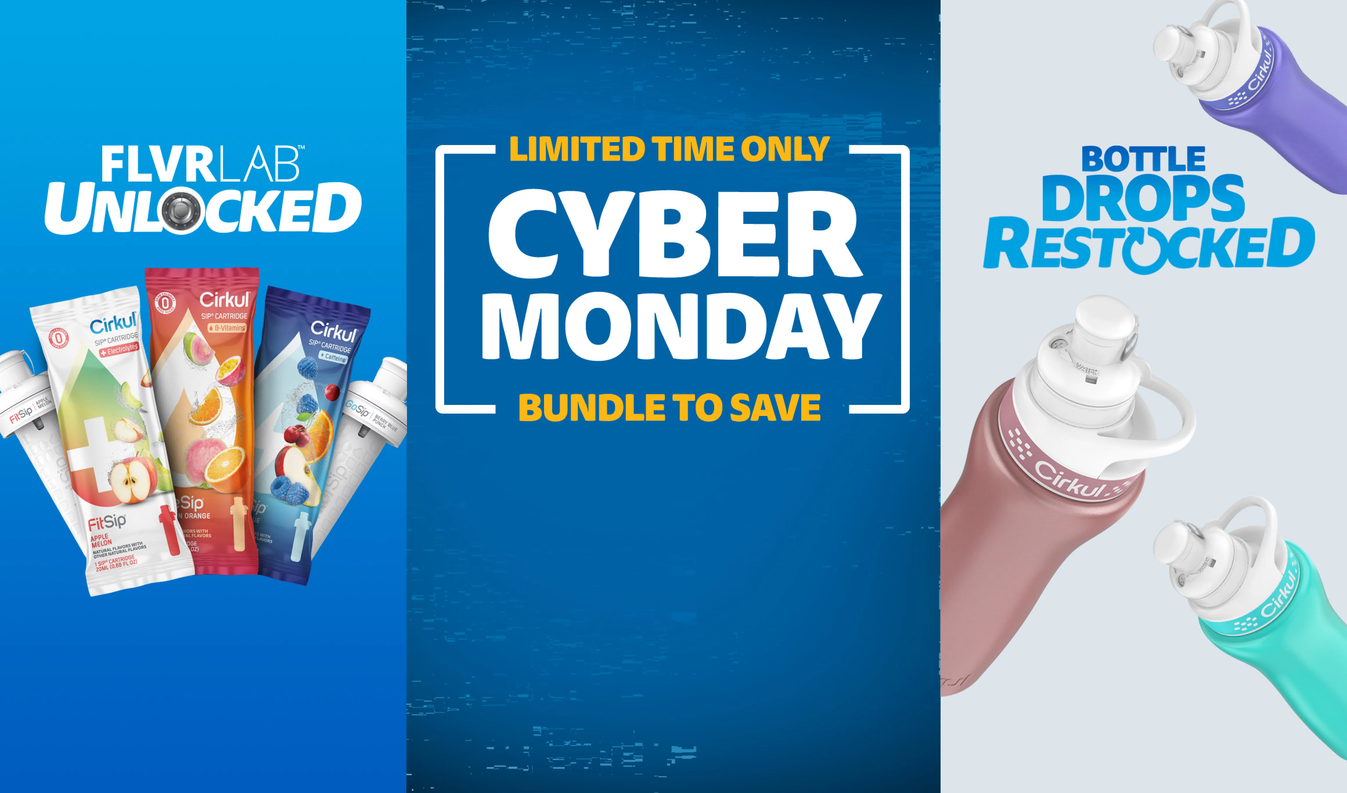 Cirkul Cyber Monday: Save 35% On FLVR LAB + Bottle Drops Bundle!