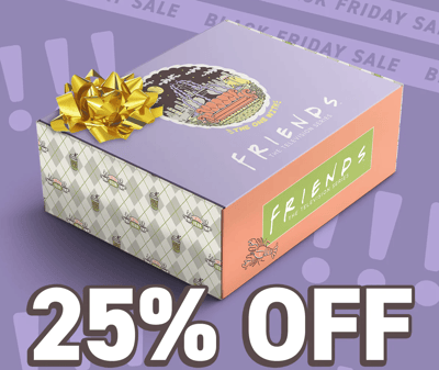 FRIENDS Subscription Box Cyber Monday Coupon: 25% Off Annual Subscription!
