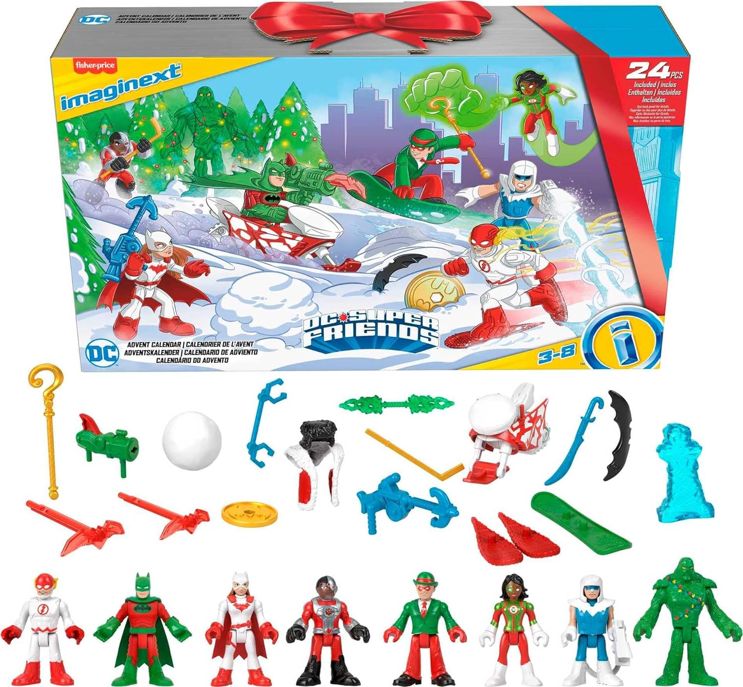2023 Fisher-Price Imaginext DC Super Friends Advent Calendar: 24 Days of Superhero Action!