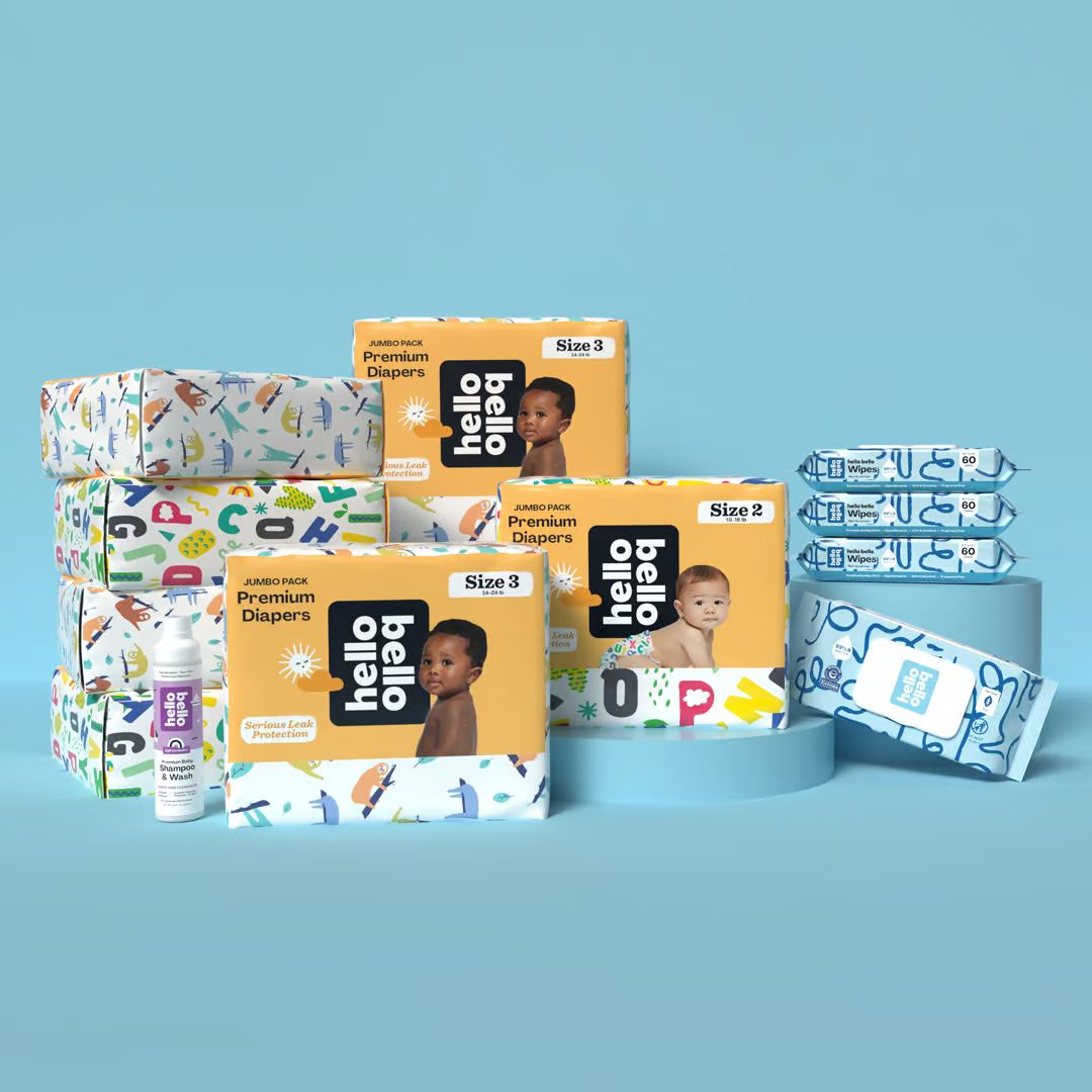 Hello Bello Coupon – $15 Off Your First THREE Diaper & Wipes Bundle Orders + Bonus Item!