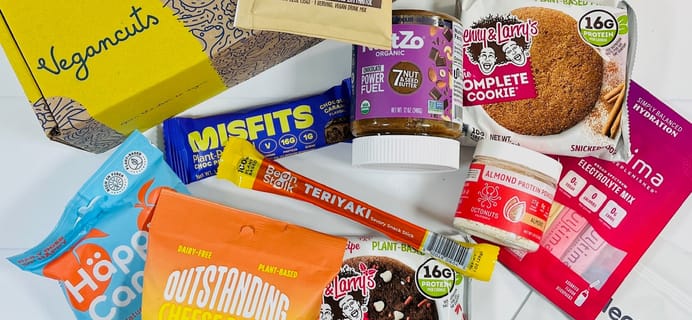 Vegancuts Snack Box January 2024 Review: Better-for-You Vegan Starter Pack