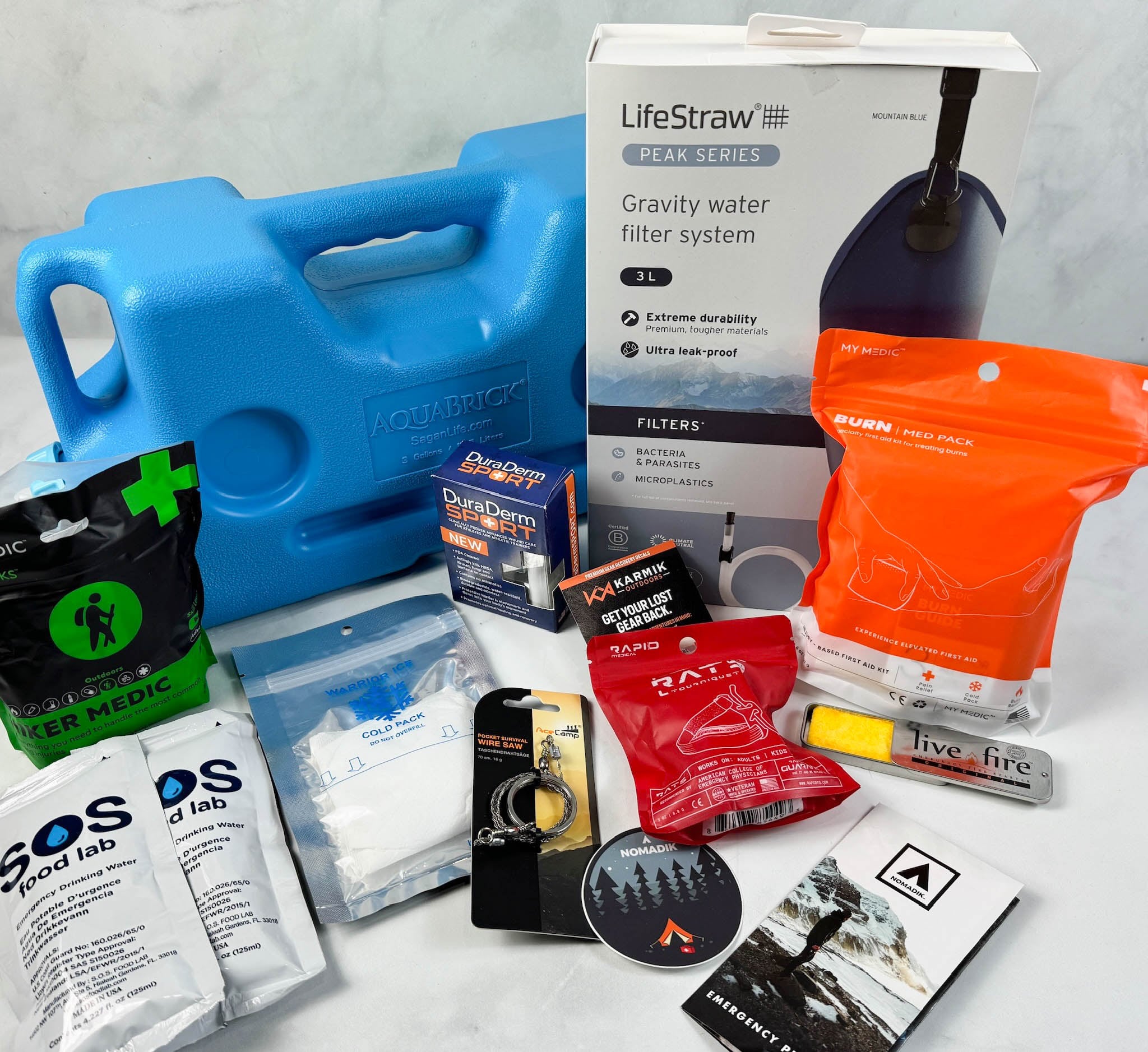 Nomadik Quarterly Subscription Box Review: Emergency Prep Kit
