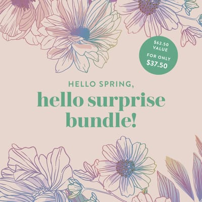 Erin Condren Spring 2024 Seasonal Bundle: Cheerful Colors and Fresh Floral Flair!