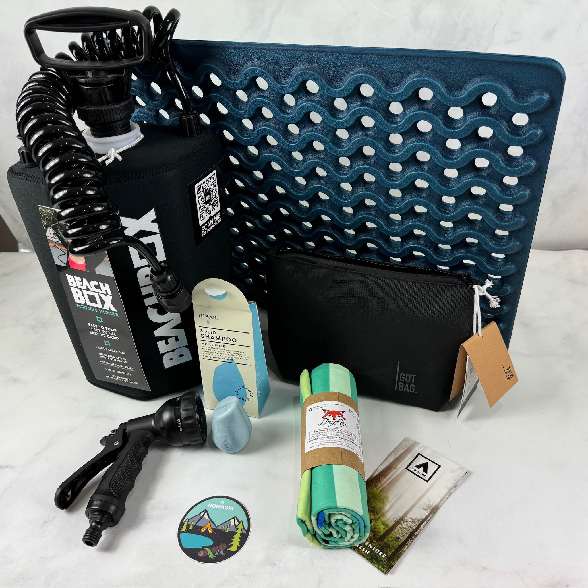 Nomadik Quarterly Subscription Box Review: Post Adventure Refresh Box
