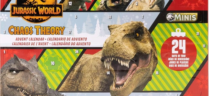 2024 Jurassic World Chaos Theory Advent Calendar: Holiday Adventure For Dinosaur Lovers!