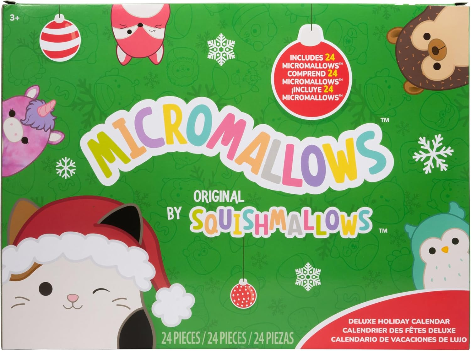 2024 Micromallows by Original Squishmallows Advent Calendar: 24 Tiny But Mighty Micromallows!