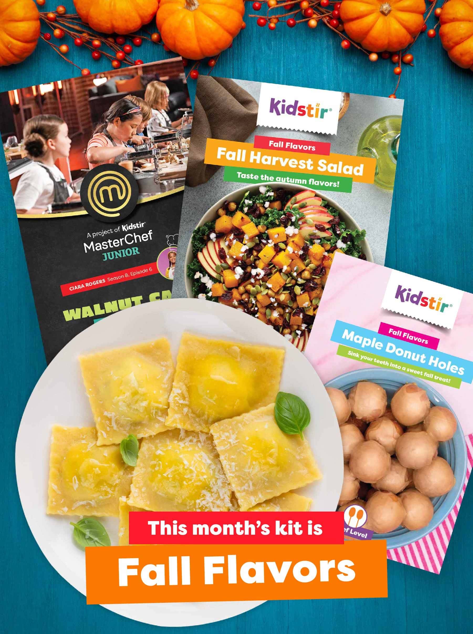 KidStir Kids Cooking Kit September 2024 Spoilers: Fall Flavors!