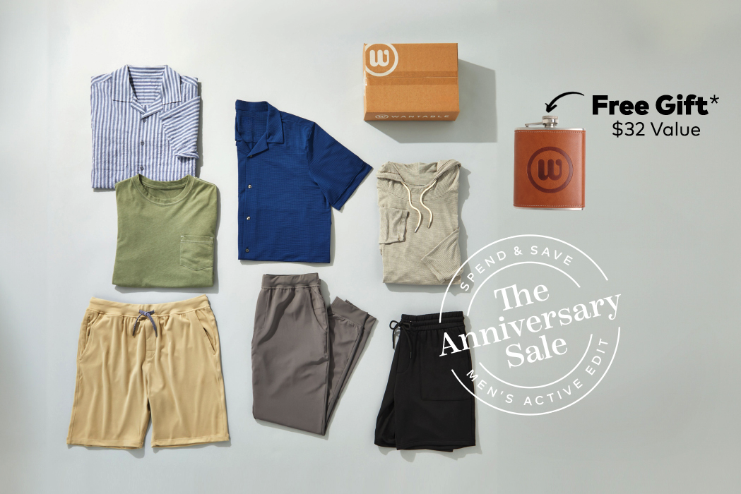 Wantable Anniversary Men’s Active Edit: 7 Looks For Maximum Style With Minimal Effort!