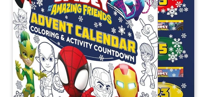 2024 Marvel Spidey & His Amazing Friends Coloring & Activity Countdown Advent Calendar: Swing Into The Holiday Spirit!