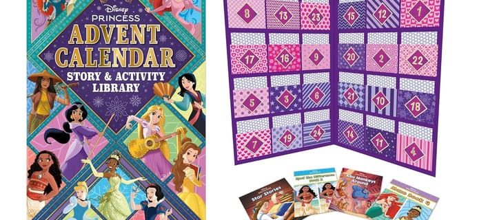 2024 Disney Princess Storybook Advent Calendar: Packed With Enchanting Stories and Engaging Activities!