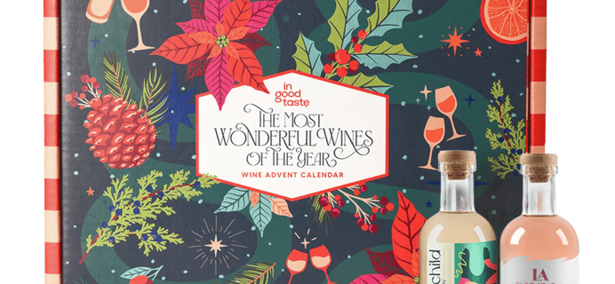 2024 In Good Taste Wine Advent Calendar: The Most Wonderful Wines Of The Year!