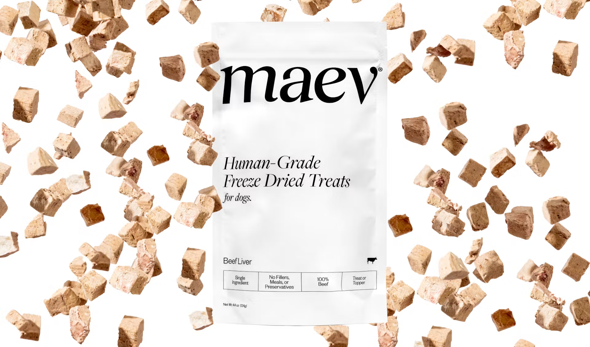 Discover Maev Single-Ingredient Freeze-Dried Treats: The Perfect Snack for Your Pup!