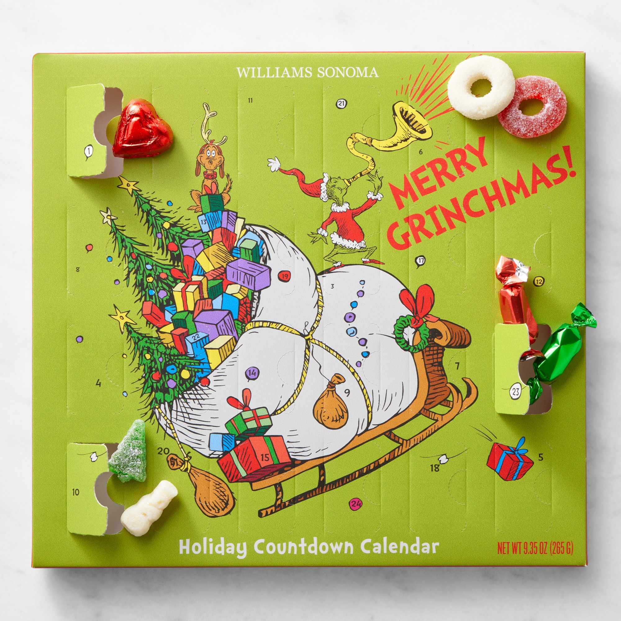 The Grinch Chocolate and Candy Advent Calendar: Merry Grinchmas!