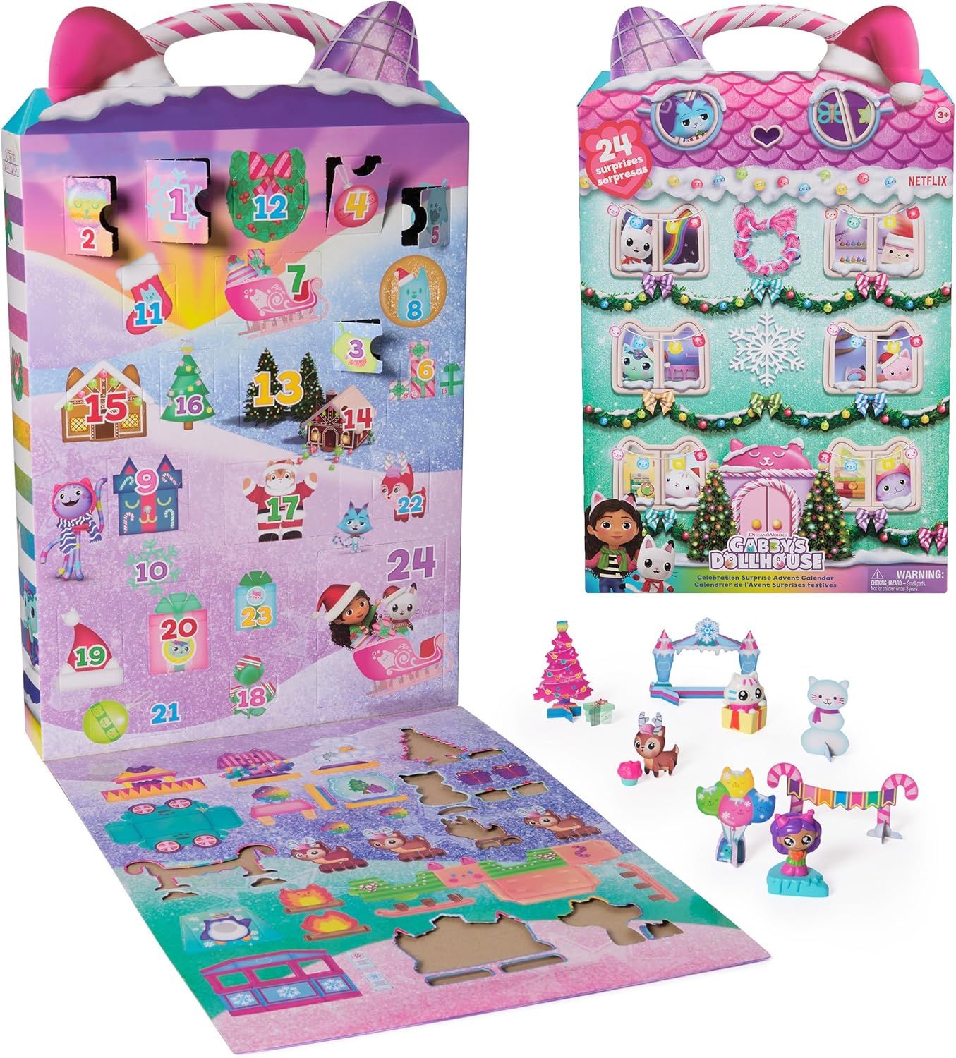 Gabby出品　まとめて 2024 Gabby's Dollhouse Advent Calendar: Join Gabby, Cakey