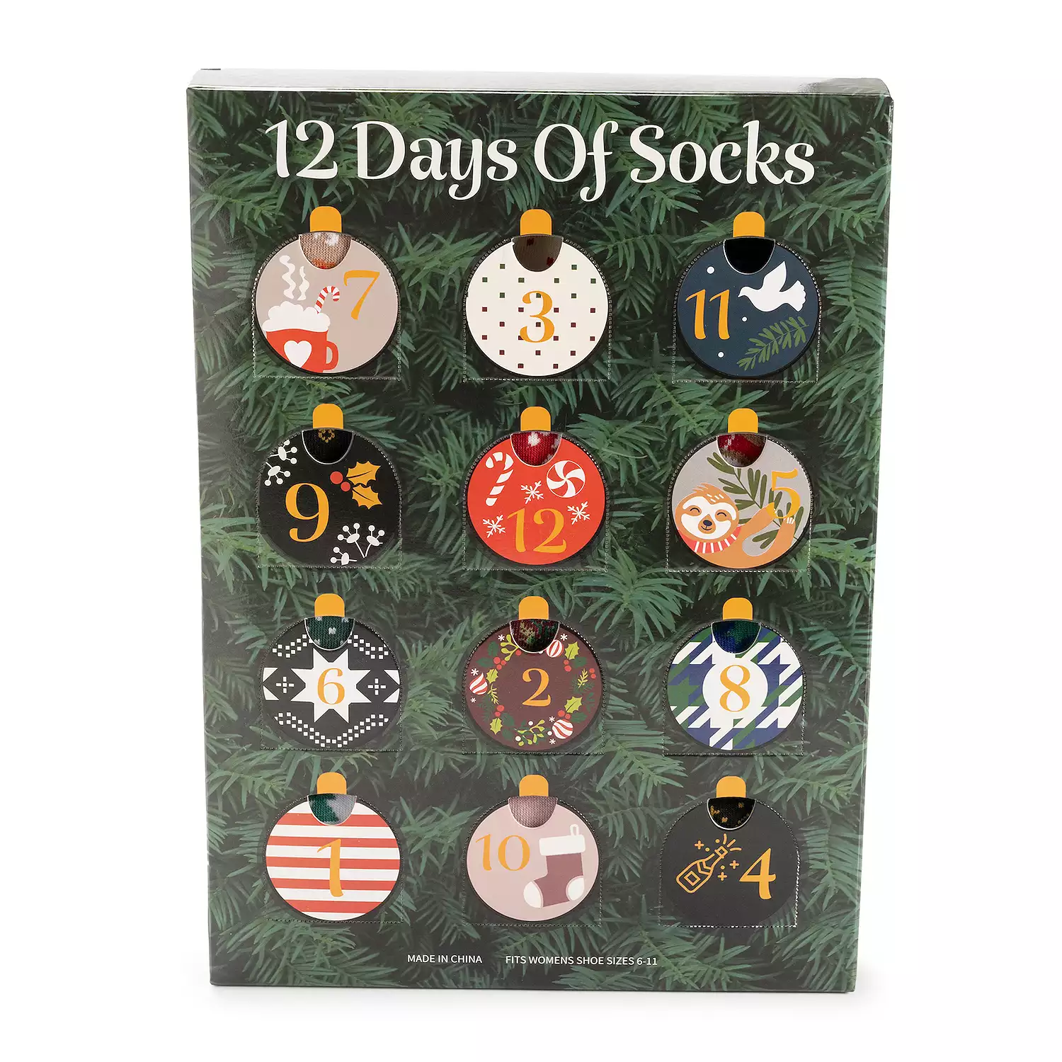 2024 MUK LUKS Socks Advent Calendar: 12 Days of Christmas Socks!