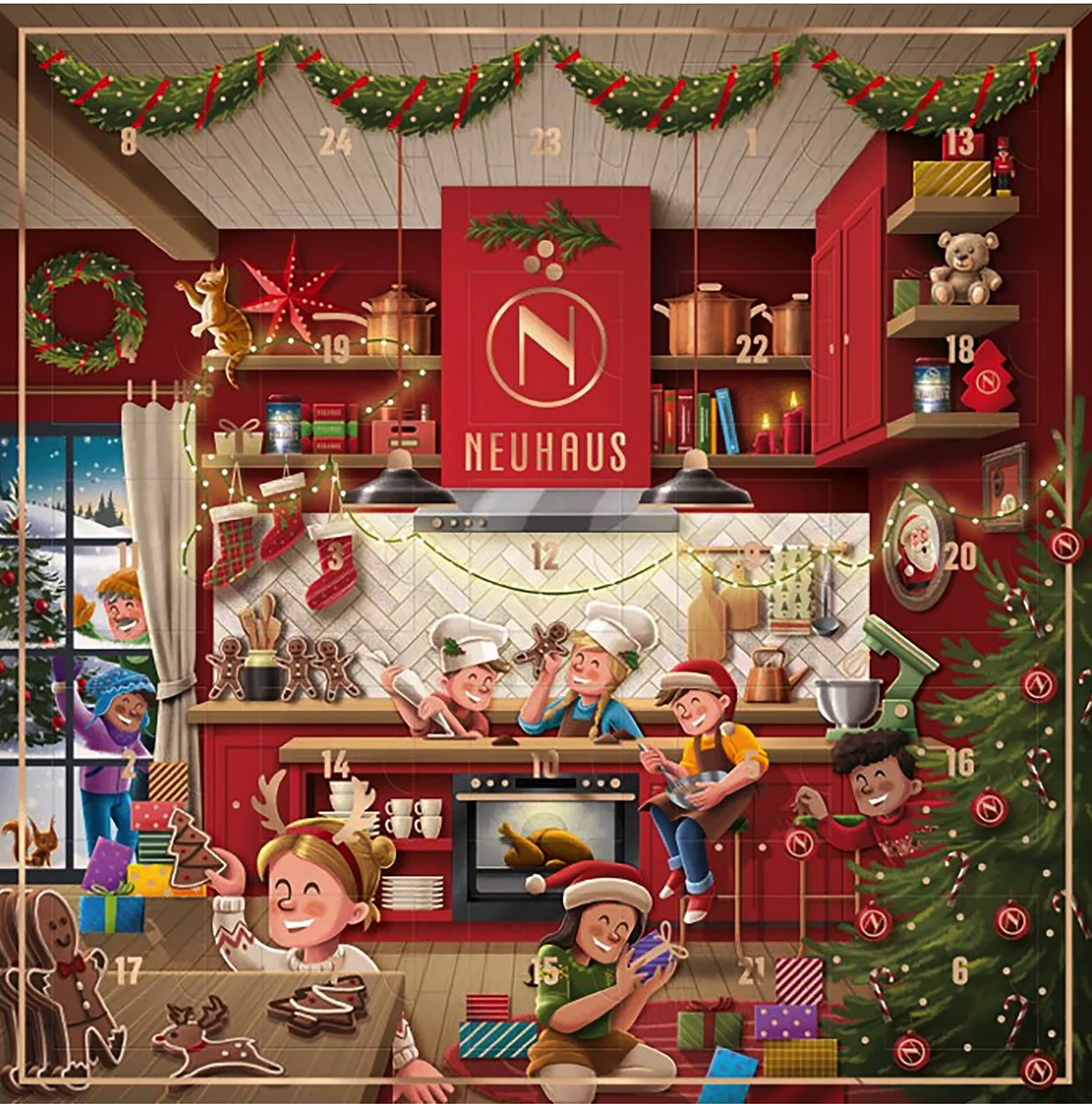 2024 Neuhaus Chocolate Advent Calendar: 25 Delicious Belgian Chocolate Figurines!