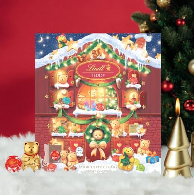 2024 Lindt Chocolate Advent Calendar: Holiday Teddy Bear and More!