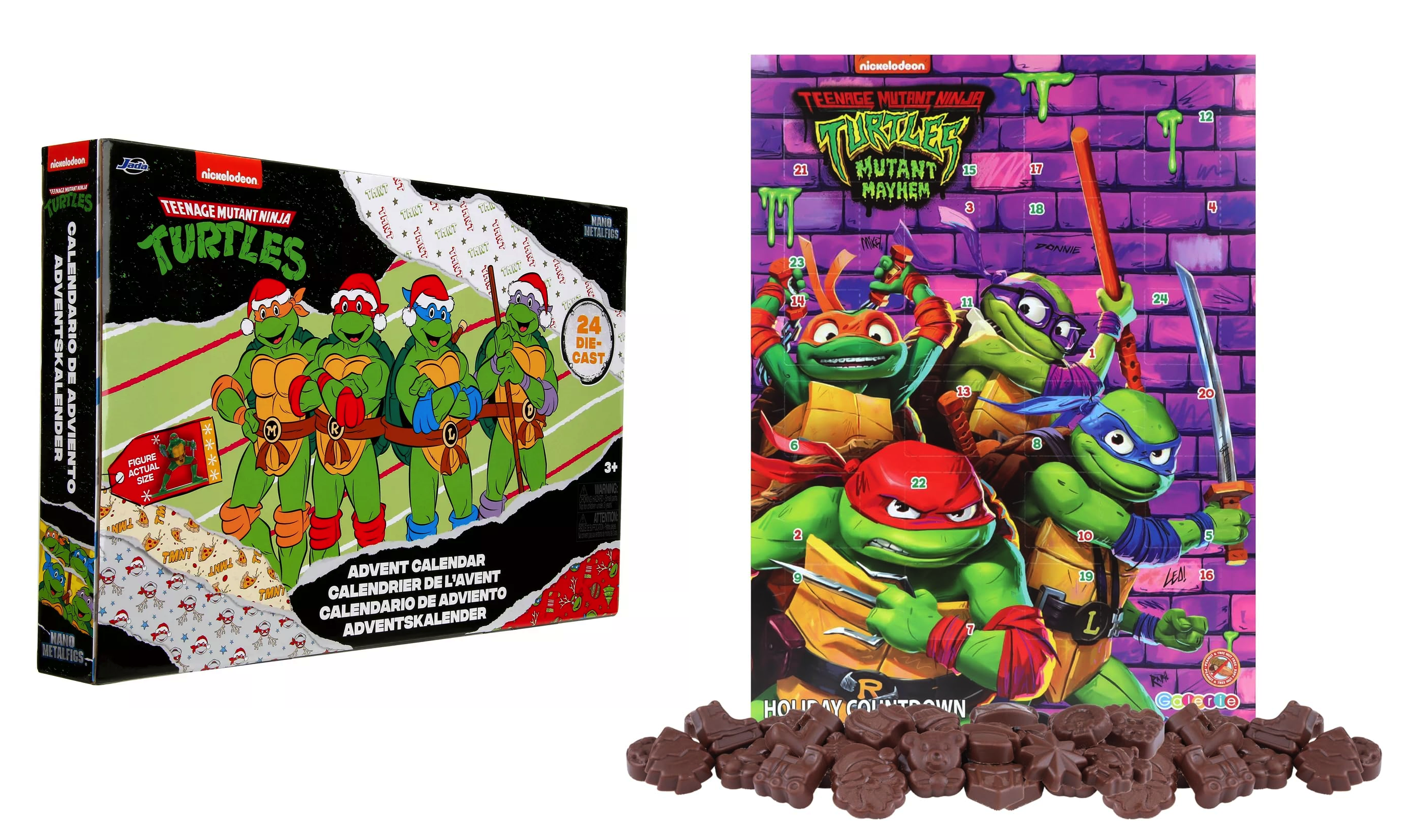 Teenage Mutant Ninja Turtles Advent Calendars: Gift Toys and