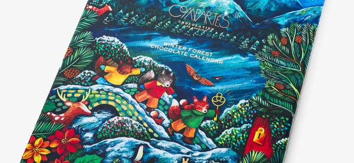 Compartes Winter Foxes Chocolate Advent Calendar: A Hidden Realm of Chocolate Delights!