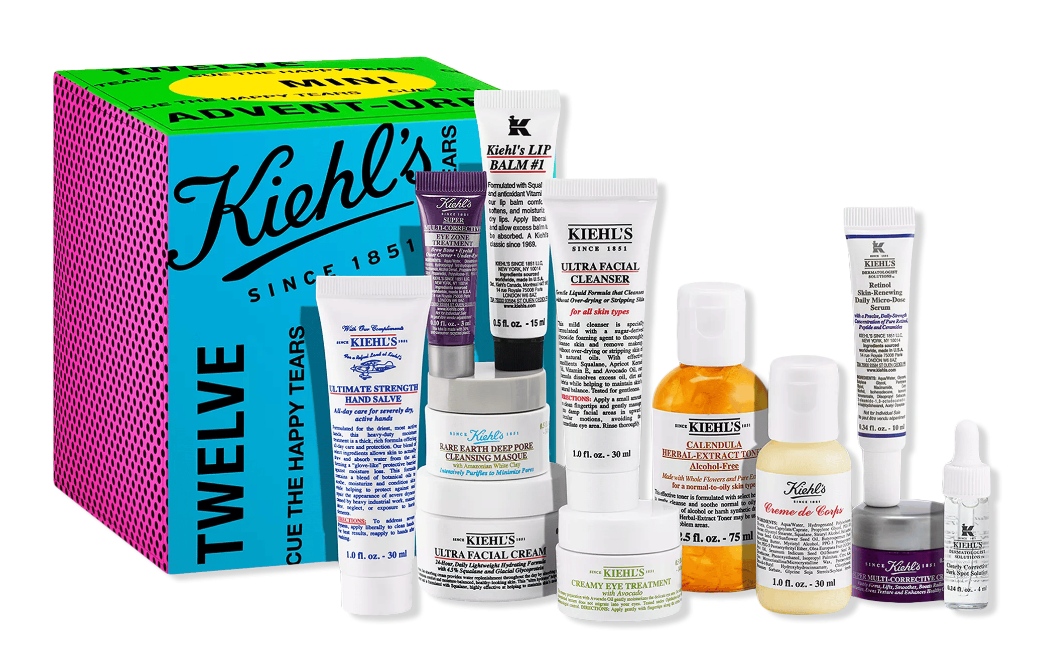 Kiehl's 2024 Beauty Advent Calendar Full Spoilers: 12 Mini Advent