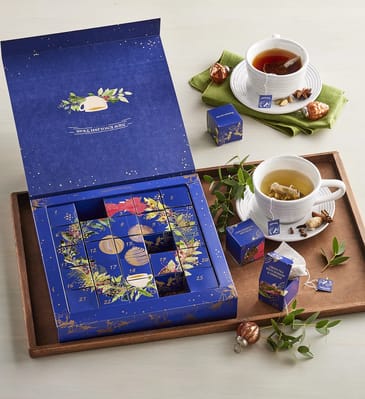 Harry & David Holiday Tea Advent Calendar: 25 Boxes of Holiday Teas!