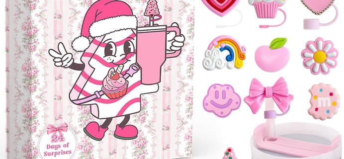There’s More To Celebrate for Stanley and Advent Calendar Fans: The Pink Christmas Straw Topper Calendar Has Arrived!