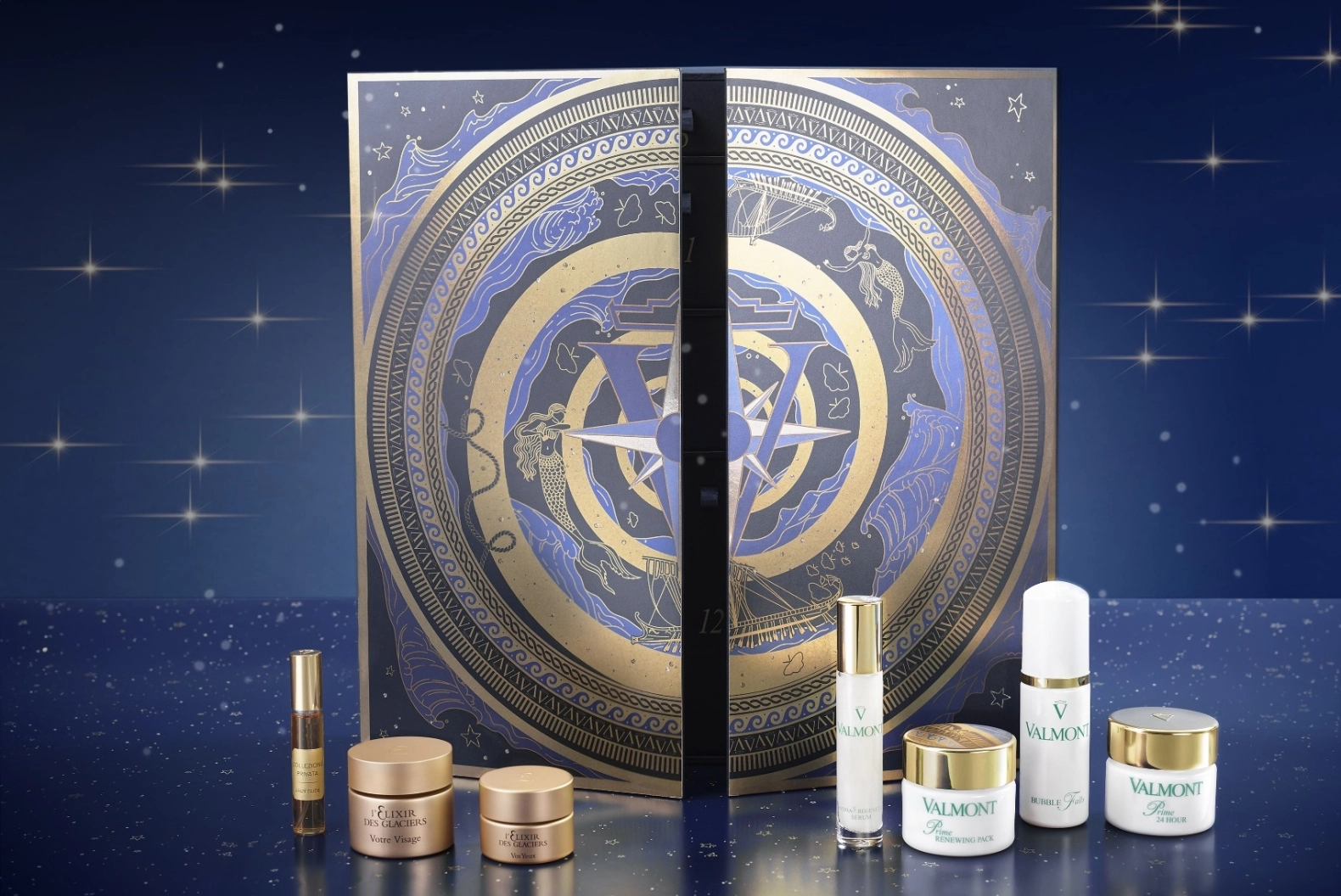 2024 Valmont Blue Odyssey Beauty Advent Calendar: 25 Days of Skincare Luxury!