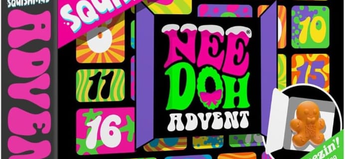 Schylling NeeDoh Squishmas Advent Calendar: 24 Mini Squeeze Toys!