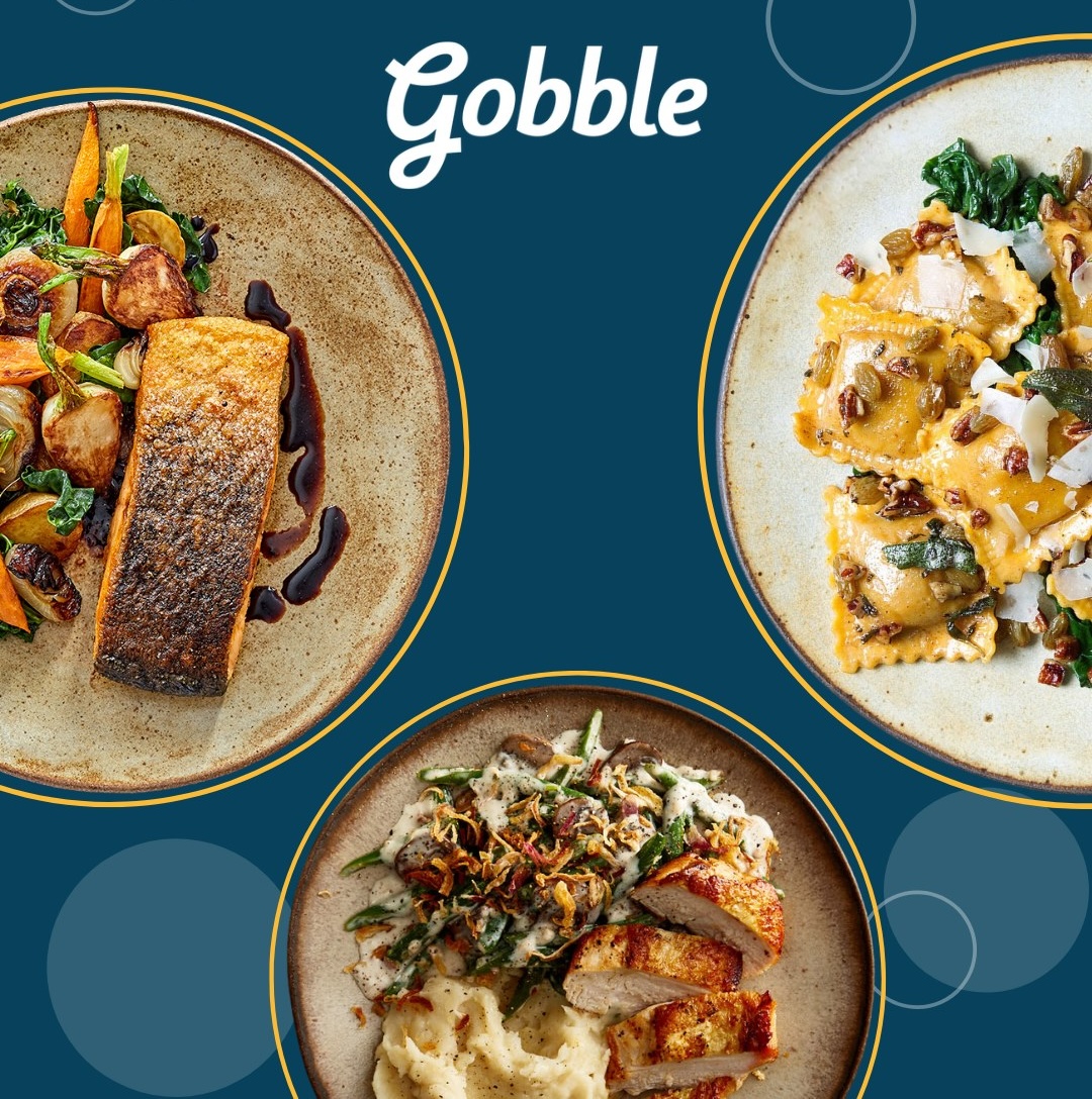 Gobble Cyber Monday Coupon: Get $160 Across Your First 5 Meal Boxes!
