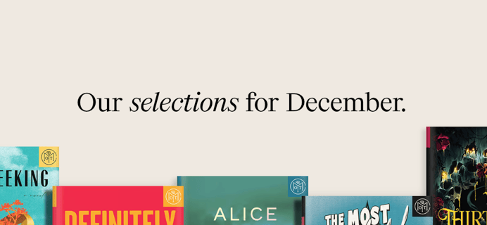 Book of the Month December 2024 Selection Time!