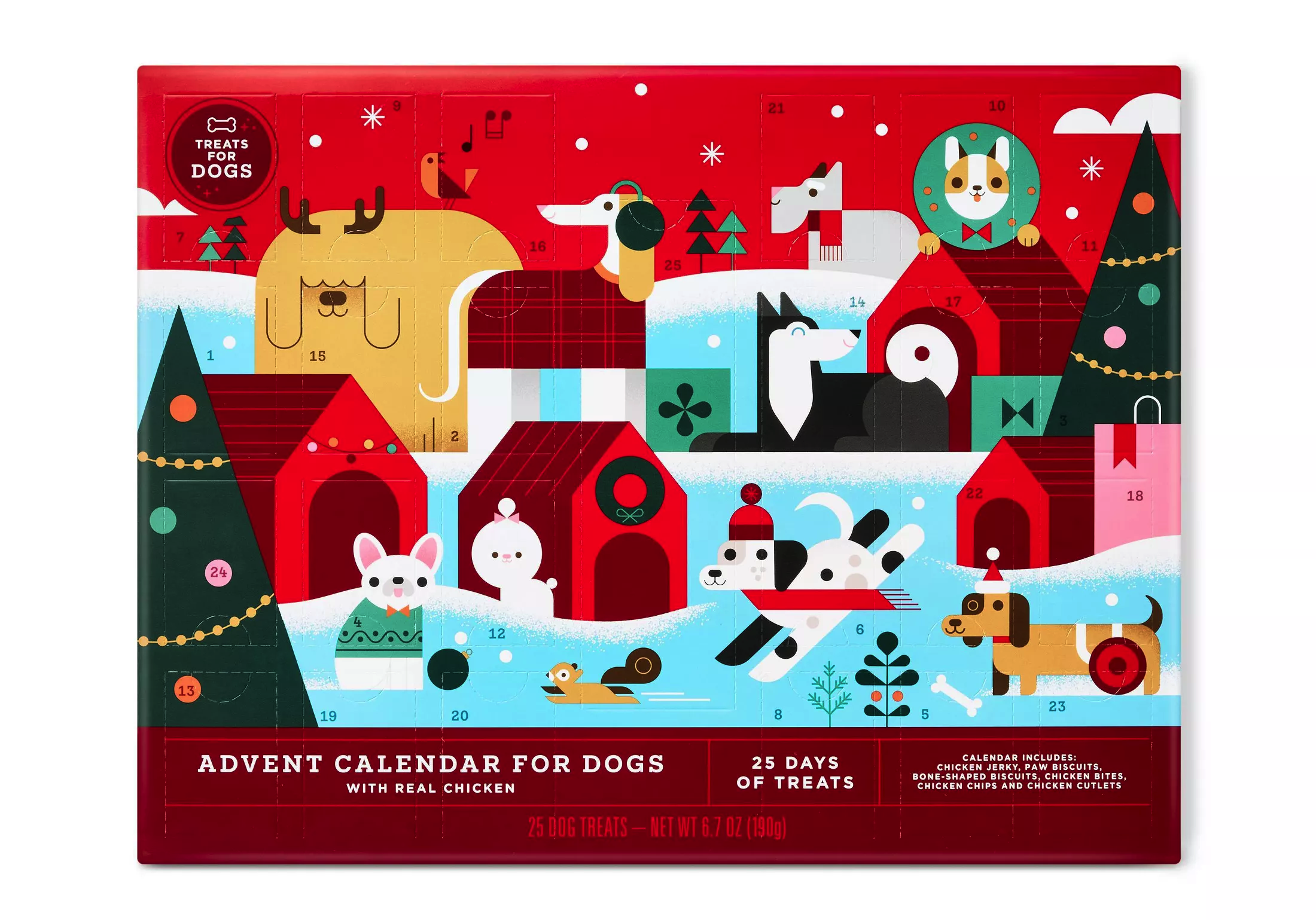 2024 Target Wondershop Dog Treat Advent Calendar: 25 Days of Real Chicken Treats!