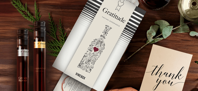 VINEBOX November 2024 Box of the Month: Gratitude Box!